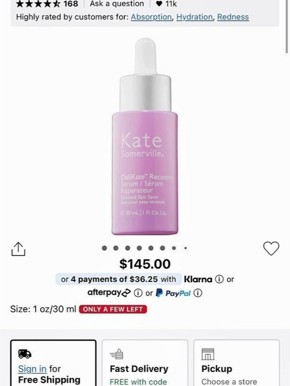 Kate Somerville DeliKate Recovery Serum Recovery Serum Pink - Picture 2 of 5